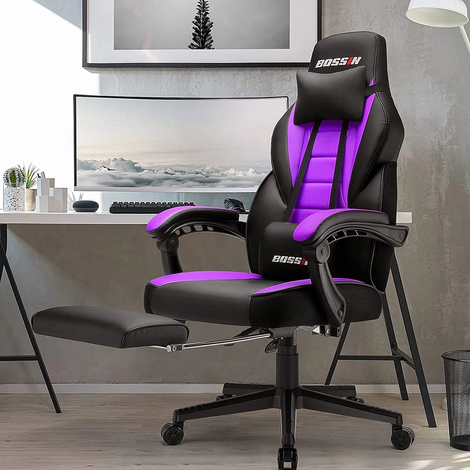 ZenVora Racing Style Gaming Chair, 300 lbs Big and Tall High Back Computer Chair