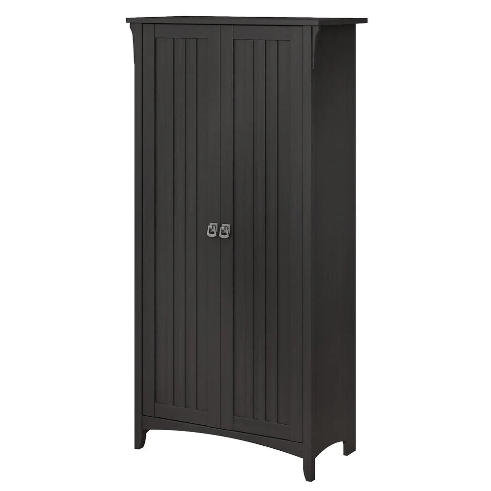 ZenVora Tall Storage Cabinet with Doors, Freestanding Shelving Organizer with Adjustable Shelves for Home, Office and Living Room