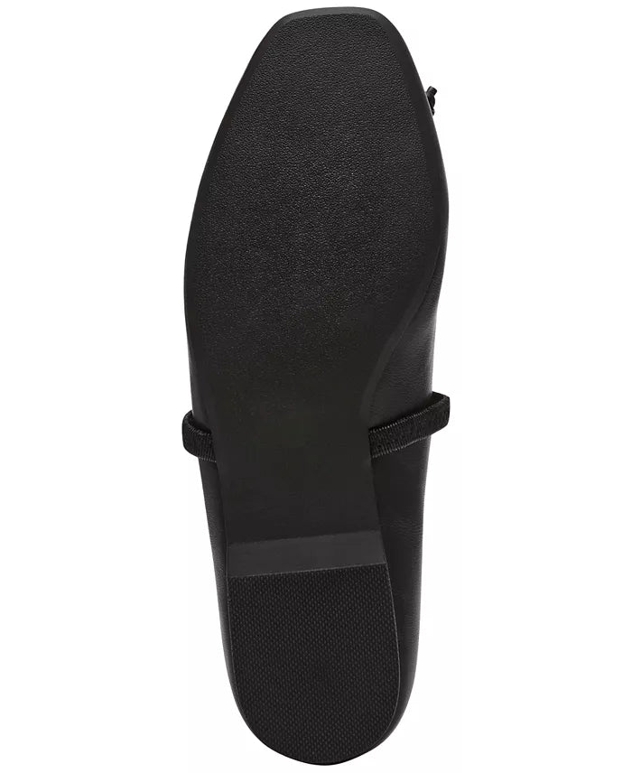 ZenVora Women's Bow Mary Jane Ballet Flats, Elegant Round Toe Casual Flat Shoes for Everyday Wear