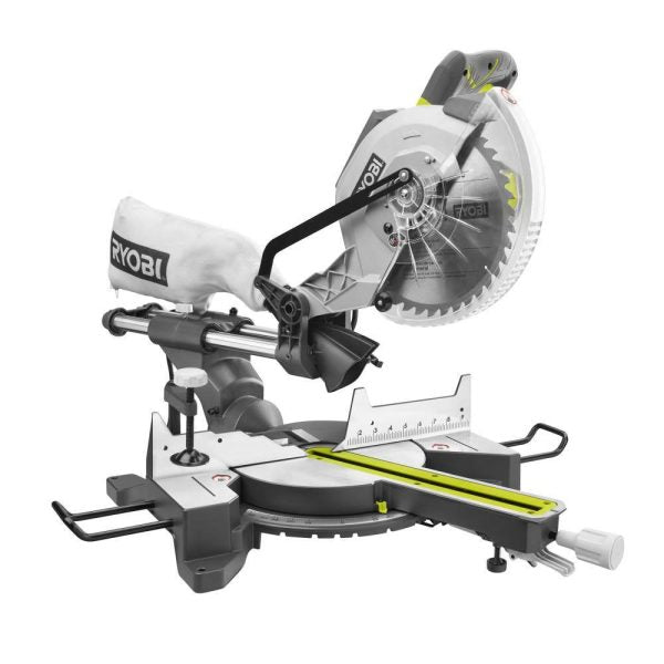ZenVora 15 Amp 10-Inch Corded Sliding Compound Miter Saw with LED Cutline Indicator, Bevel & Precise Cutting Tool