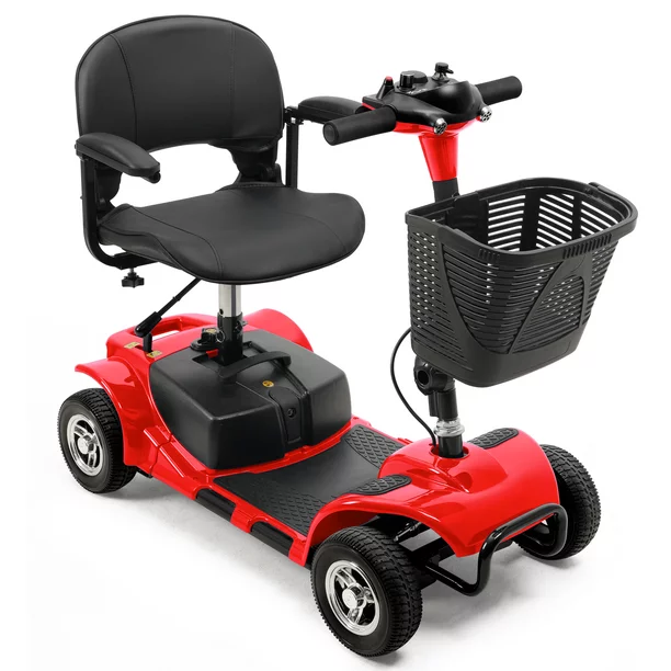 ZenVora 4-Wheel Scooter, Portable & Lightweight, 14-Mile Range, Model A898