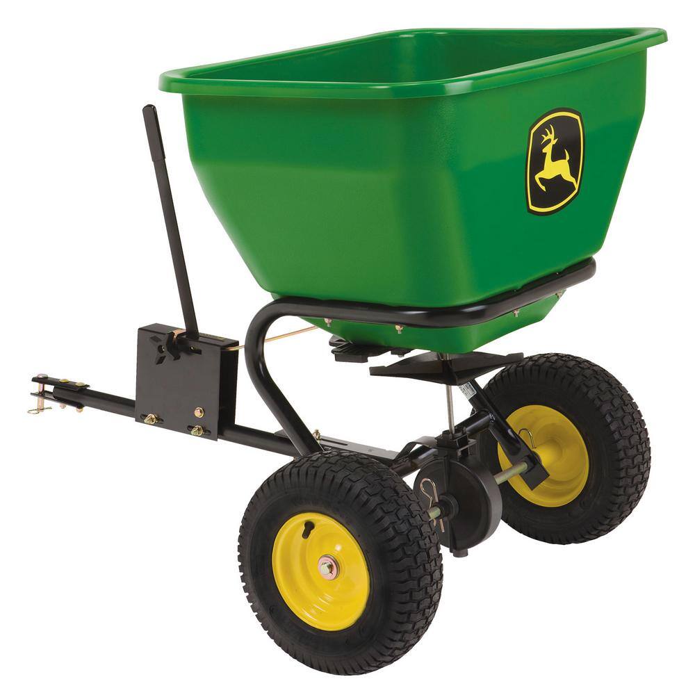 ZenVora 175 lb Tow-Behind Broadcast Spreader with Poly Hopper, Adjustable Flow Control for Lawn Tractors