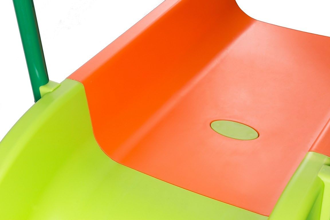 ZenVora 10-Foot Outdoor Playground Slide for Kids, Freestanding Plastic Backyard Slide, Large Swing Set Slide, Outdoor Play Equipment for Ages 4-8