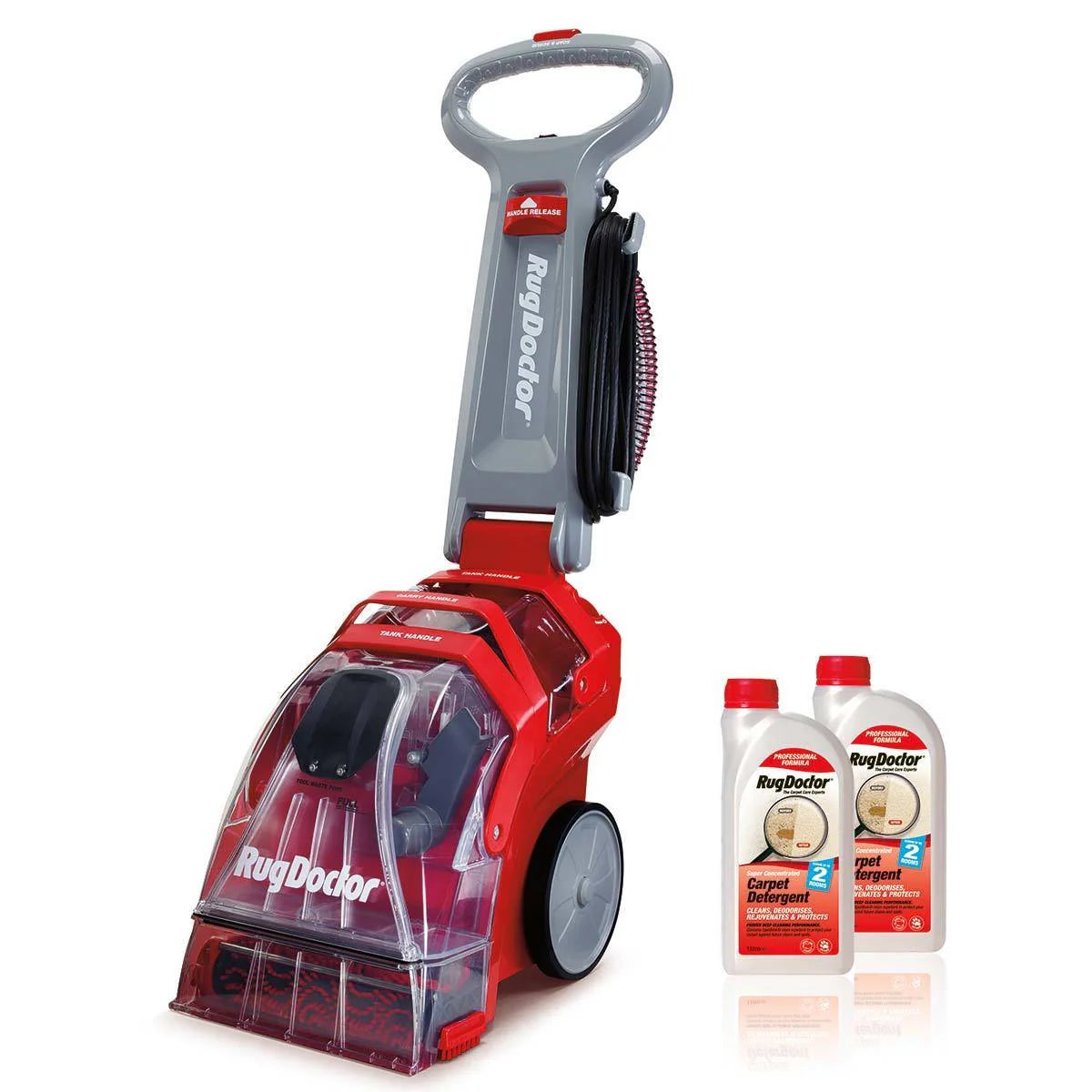 ZenVora Deep Carpet Cleaner with 2 x 1L Carpet Detergent