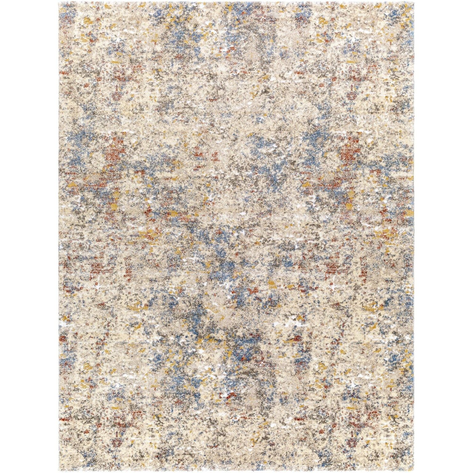 ZenVora Mid-Century Medallion Area Rug, Modern Decorative Pattern Rug for Living Room, Bedroom and Home Decor