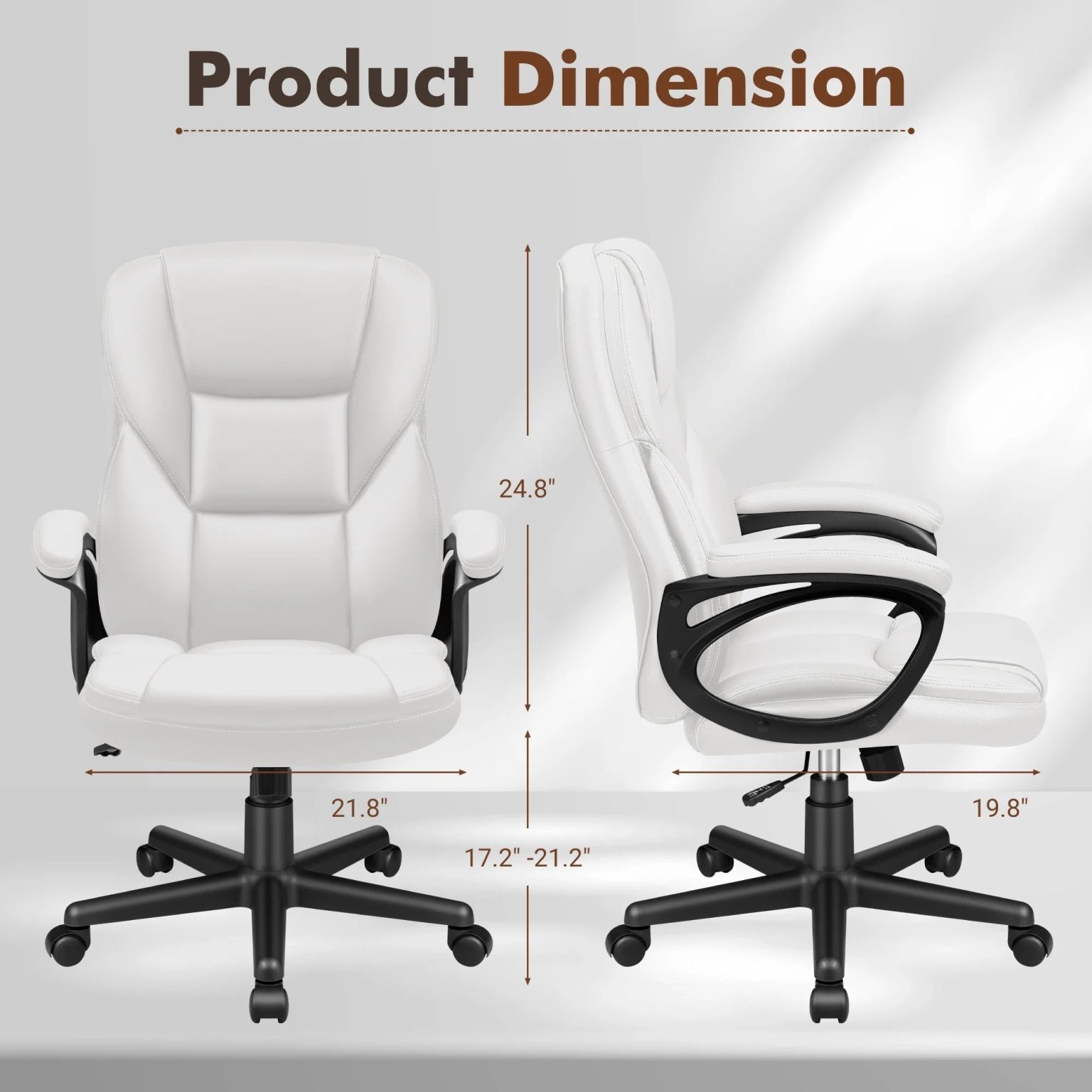 ZenVora High Back Executive Office Chair, Ergonomic Computer Desk Chair for Home and Office