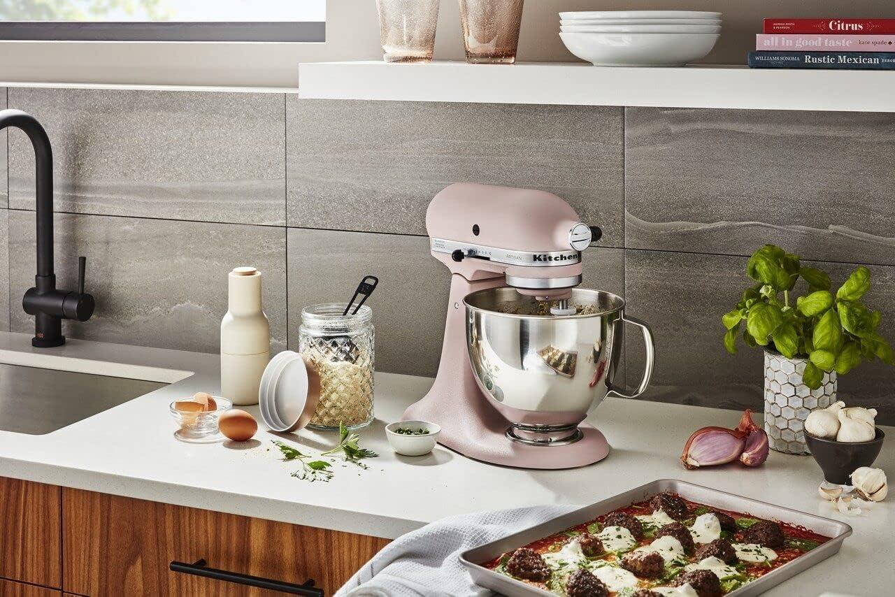 ZenVora 5-Quart Tilt-Head Stand Mixer, Electric Kitchen Mixer with Bowl, Multi-Speed Settings for Baking, Mixing and Food Preparation