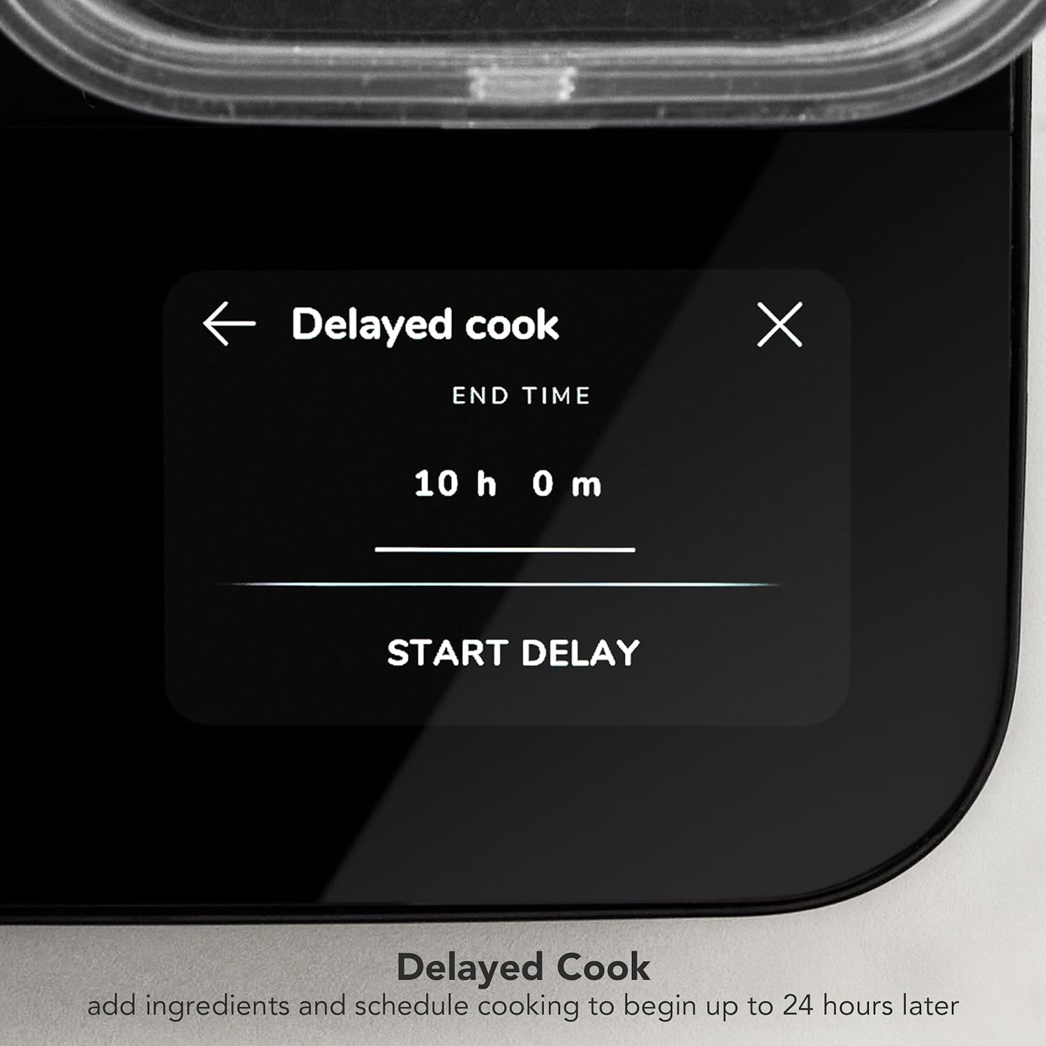 ZenVora 8-Cup Grain and Rice Cooker with Integrated Scale and Delayed Cook