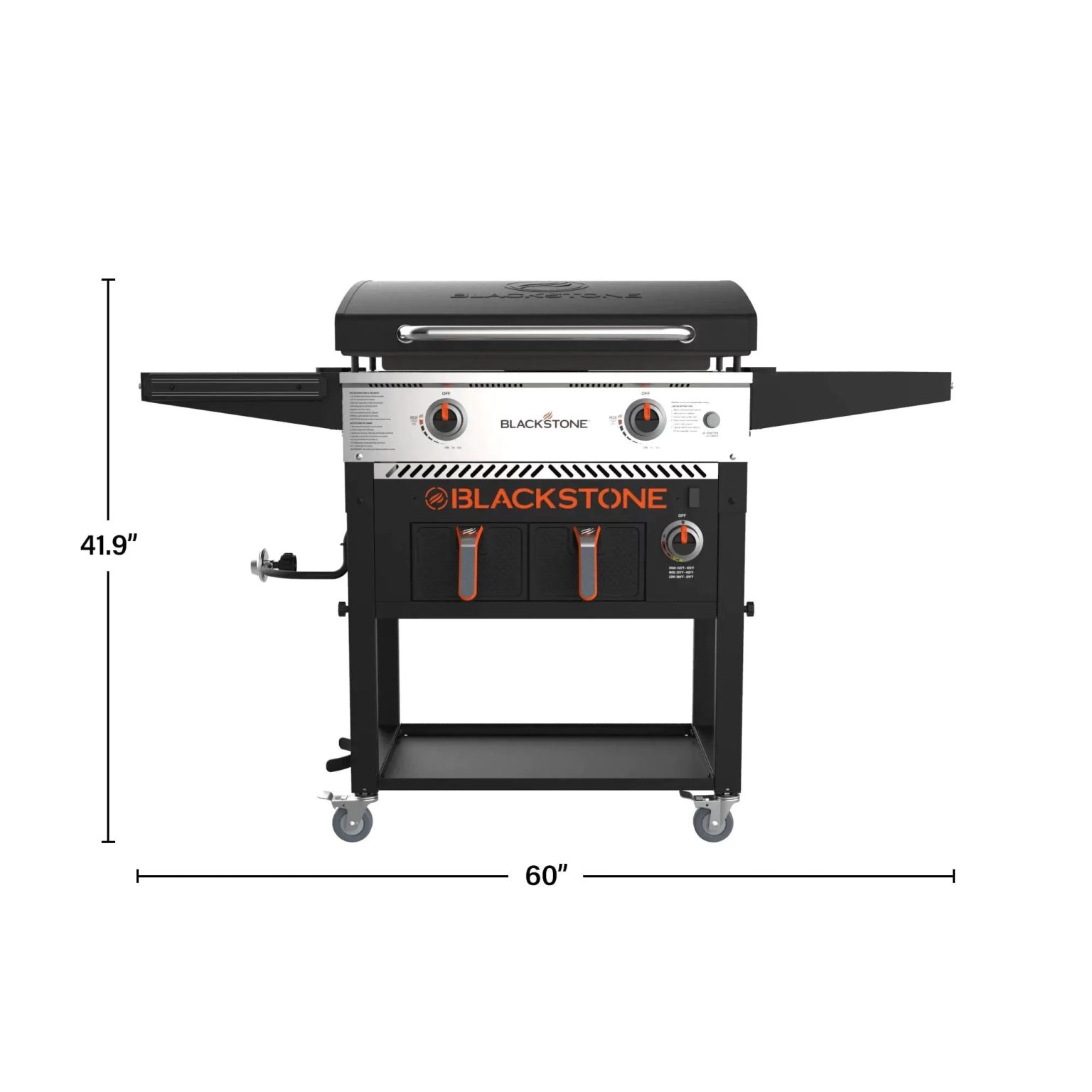 ZenVora 28" 2-Burner Propane Griddle with Air Fryer – 524 sq in Cooktop, Hood & Warming Drawer