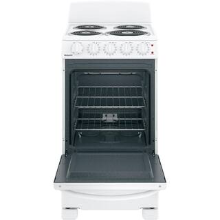 ZenVora 20 in. 4 Burner Element Free-Standing Electric Range in White