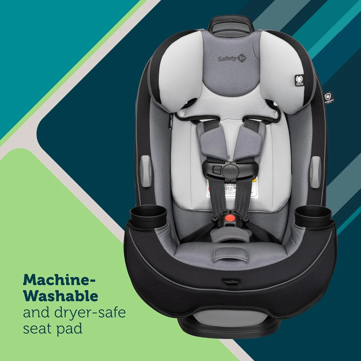 ZenVora 3-in-1 Convertible Car Seat, All-In-One Infant Toddler Booster Seat, Rear & Forward Facing Child Safety Seat