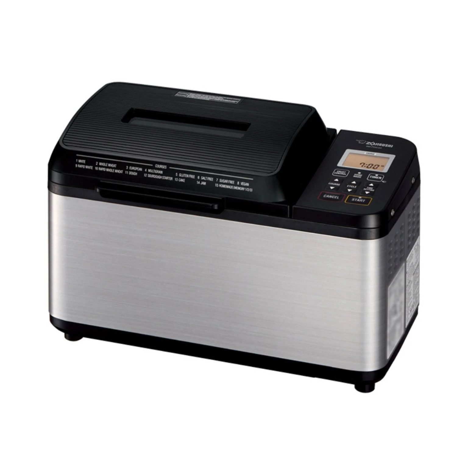 ZenVora Breadmaker, Stainless Steel