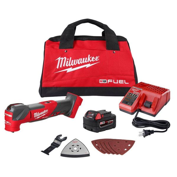 ZenVora 18V Cordless Oscillating Multi-Tool Kit with 5.0Ah Battery, Charger and Tool Bag