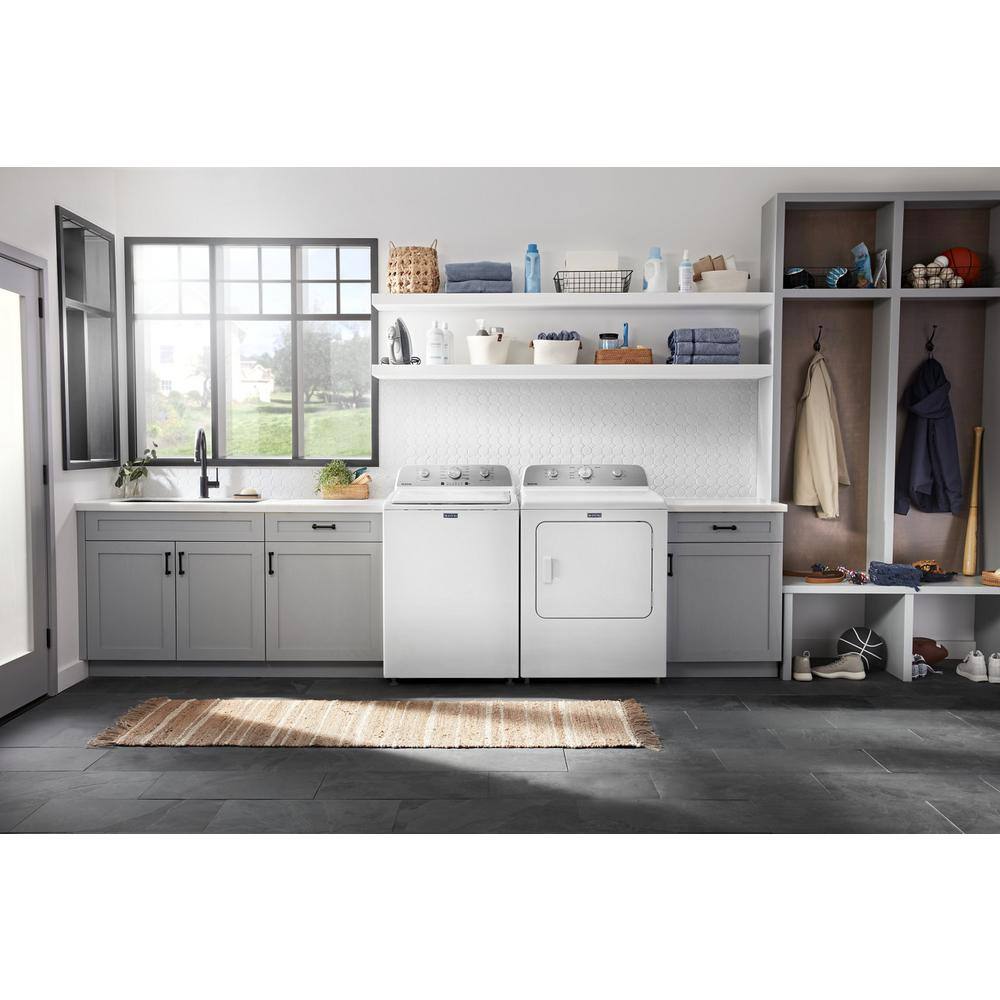 ZenVora 7.0 Cu. Ft. Vented Gas Dryer, White