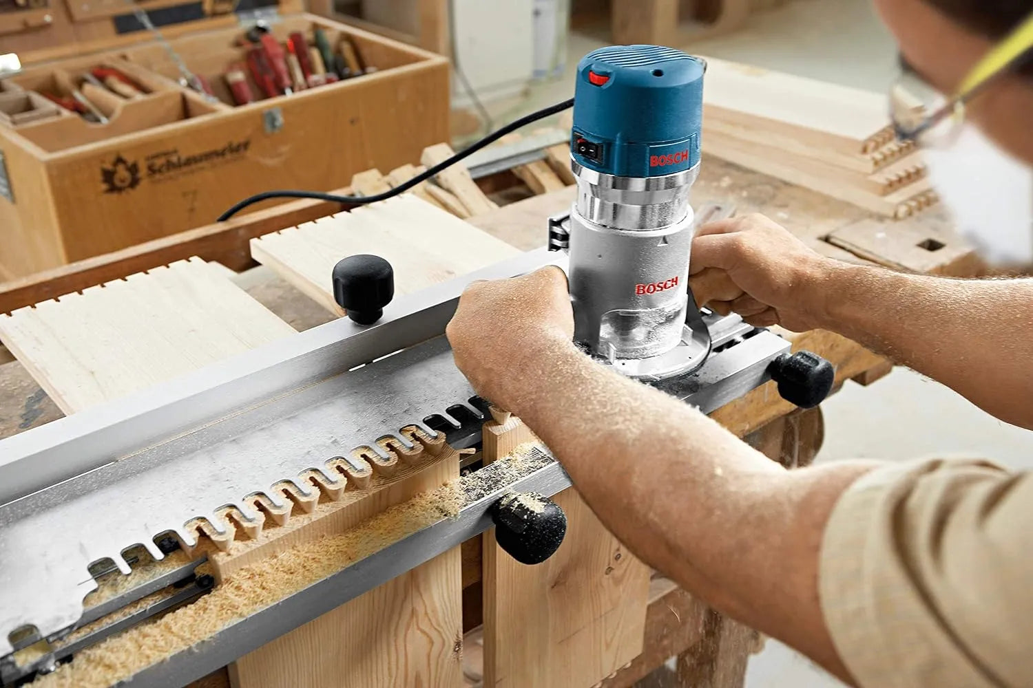 ZenVora 12-Amp 2.25 HP Wood Router Combo Kit with Plunge Router, Fixed Base and Variable Speed