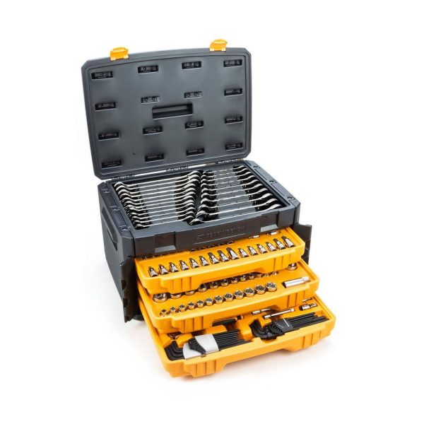 ZenVora 232-Piece Mechanics Tool Set – SAE/Metric with Standard & Deep Sockets