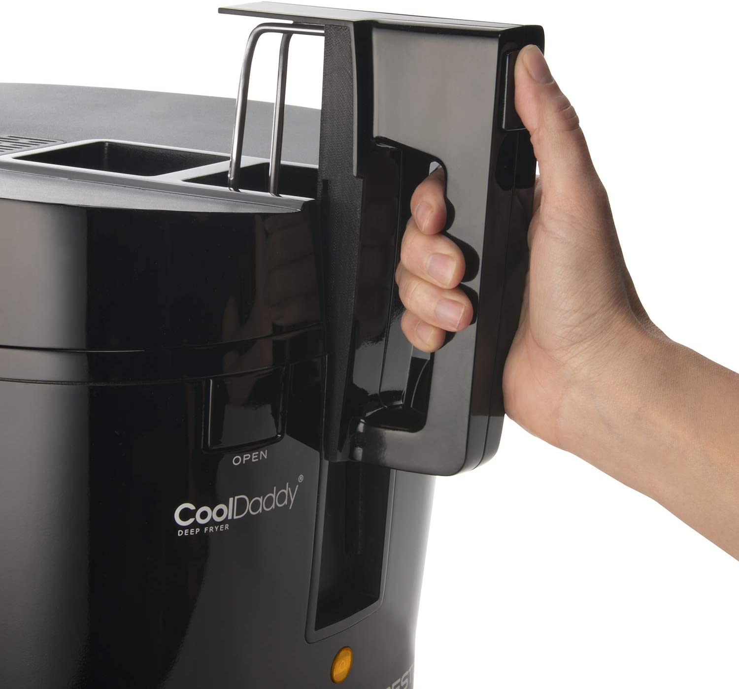 ZenVora Cool-touch Deep Fryer Black