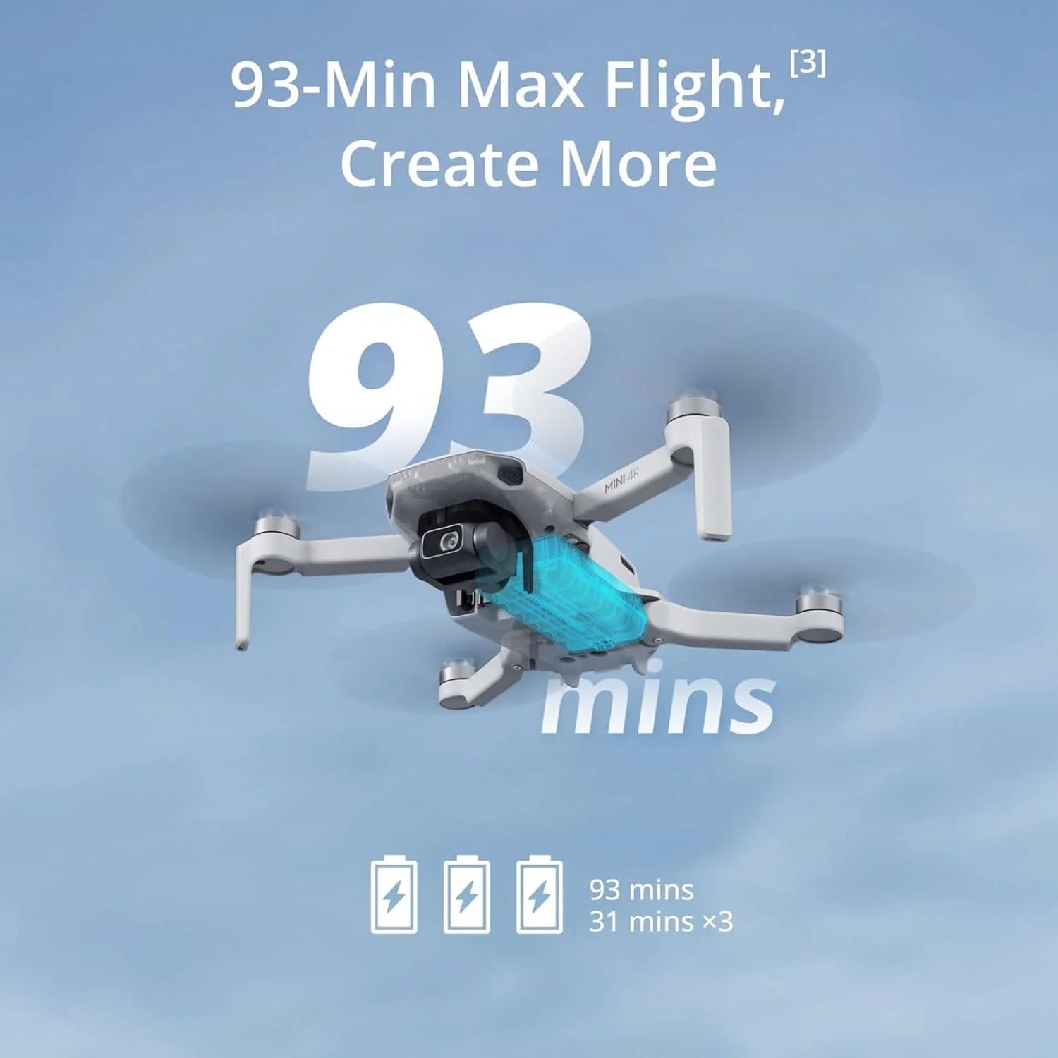 ZenVora 4K UHD Camera Drone Under 249g with 3-Axis Gimbal, 10 km Video Transmission, Auto Return and 31-Min. Flight Time