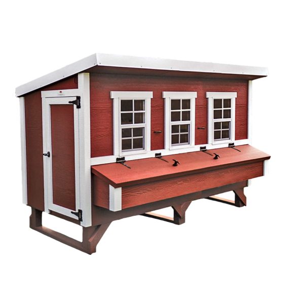 ZenVora XL Chicken Coop for 20 Chickens - Outdoor Poultry House with Nesting Boxes and Ventilation