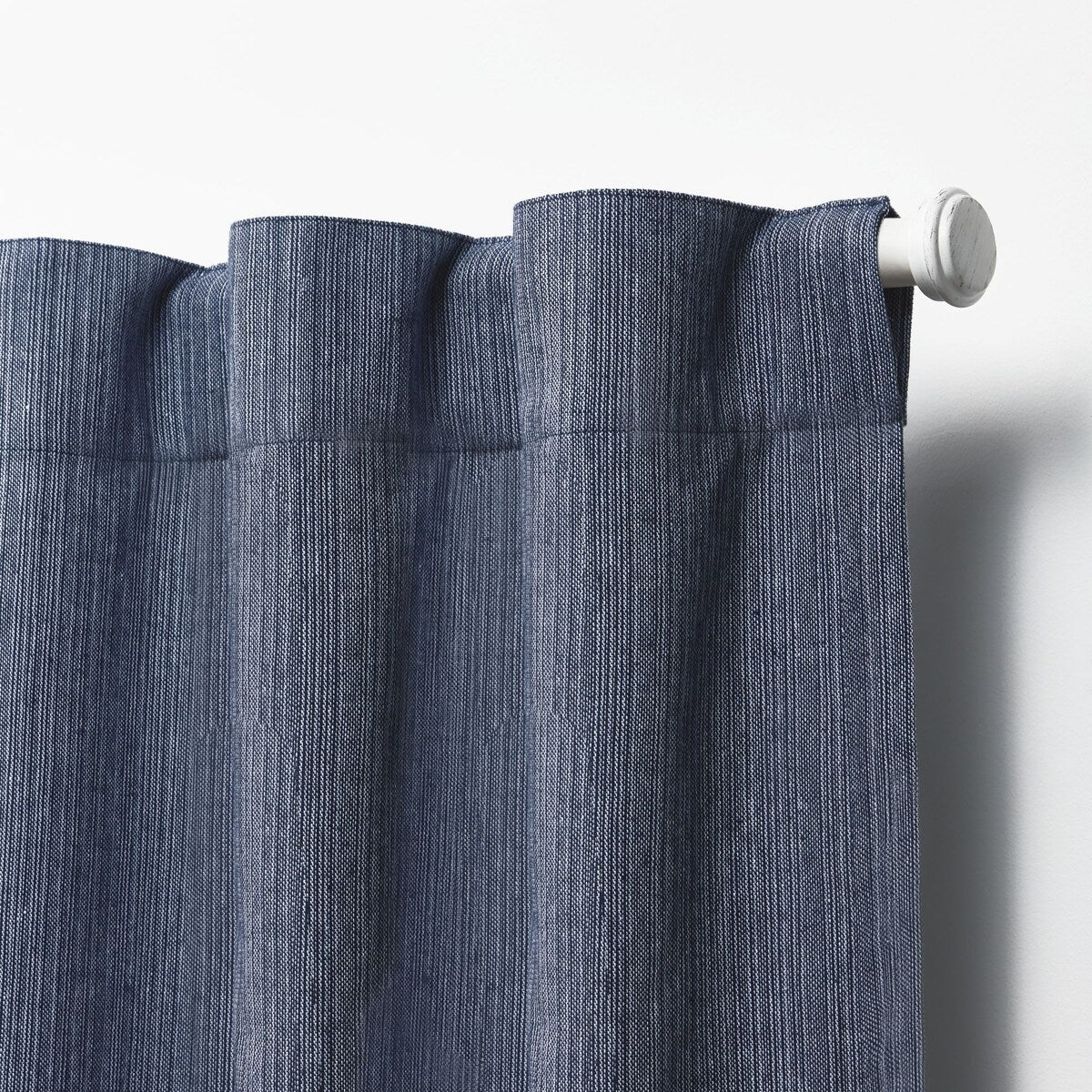 ZenVora Blackout Curtain Single Panel, Back Tab and Rod Pocket Window Curtain