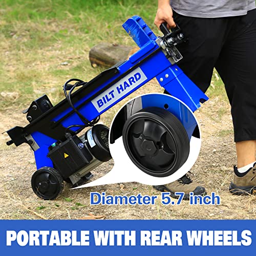ZenVora 6.5 Ton Electric Log Splitter – 15Amp Hydraulic Ram, Horizontal Firewood Splitter