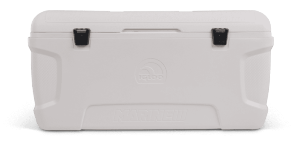 ZenVora 150 Quart Marine Hard Side Cooler - Large Ice Chest with THERMECOOL Insulation, Fish Ruler & Drain Plug