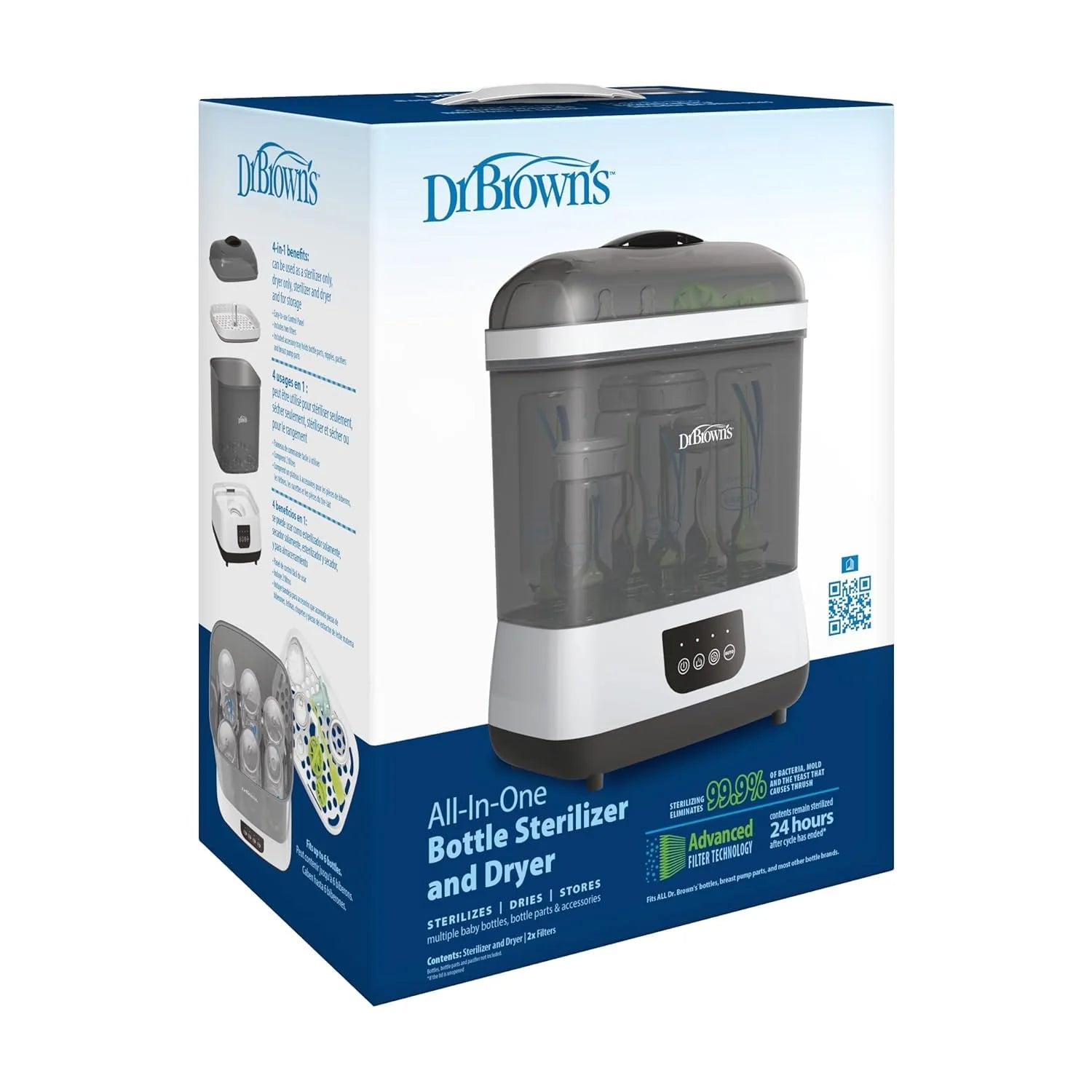ZenVora All-in-One Baby Bottle Sterilizer and Dryer