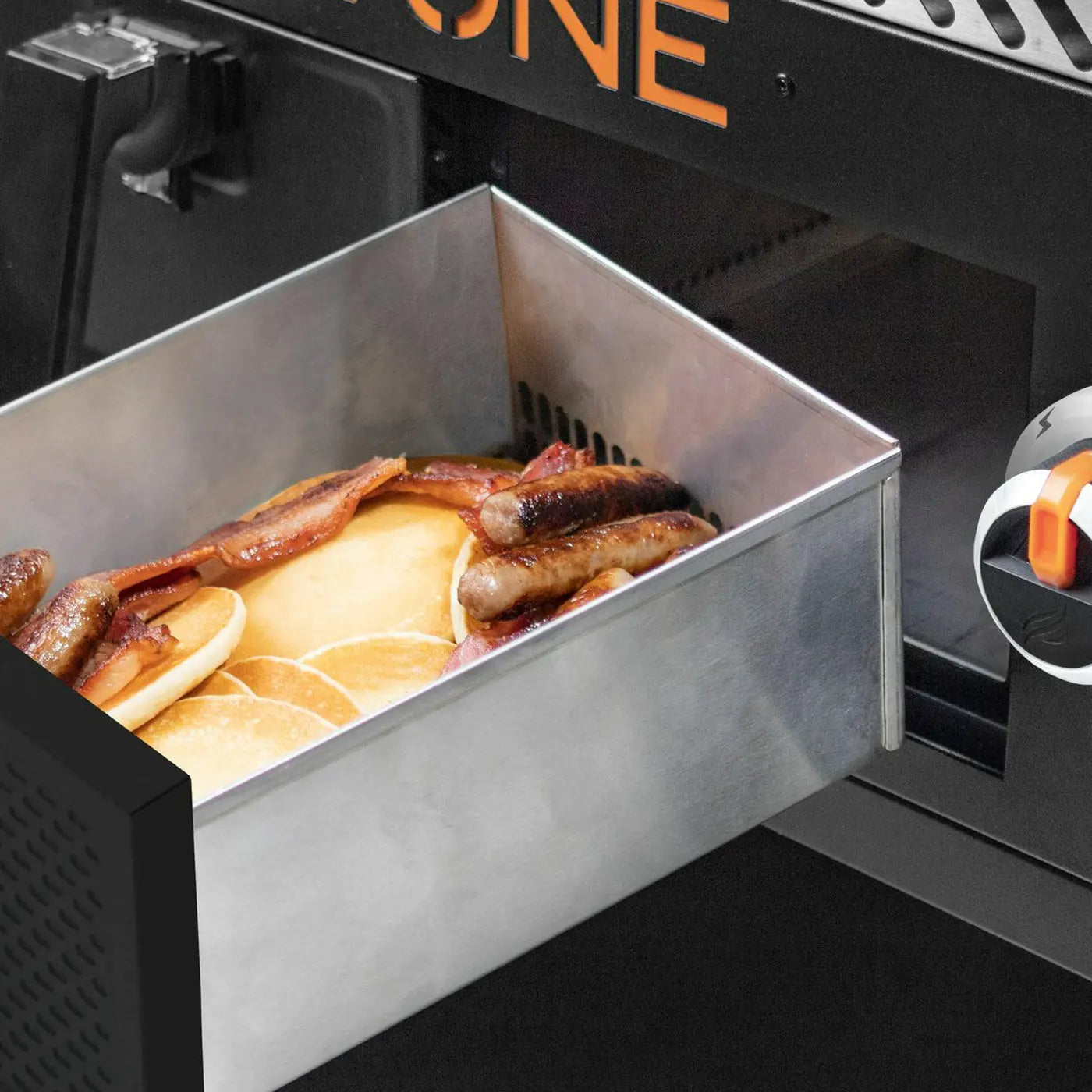 ZenVora 28" 2-Burner Propane Griddle with Air Fryer – 524 sq in Cooktop, Hood & Warming Drawer