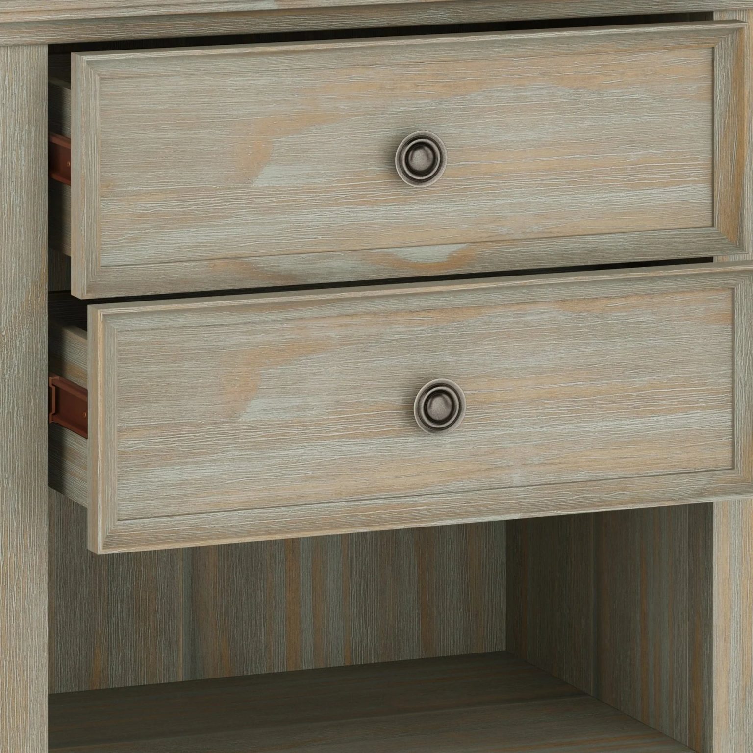 ZenVora 24 Inch Wide Solid Wood Nightstand, Bedside Table and Bedroom End Table