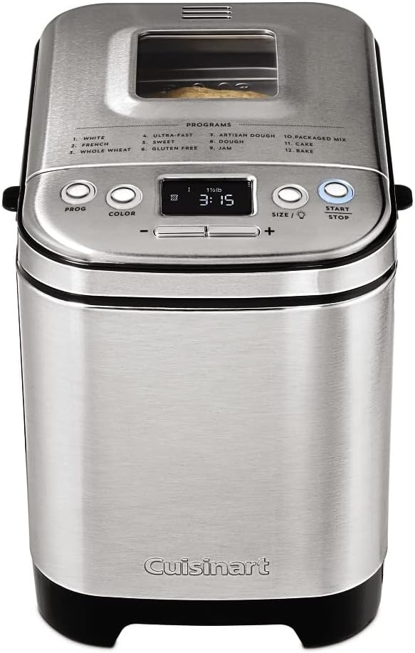 ZenVora Compact Automatic Bread Maker, Up to 2-Lb. Loaves