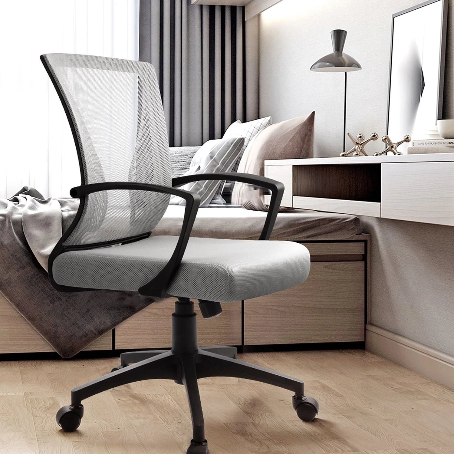 ZenVora Ergonomic Mesh Office Chair with Lumbar Support, Breathable Computer Desk Chair