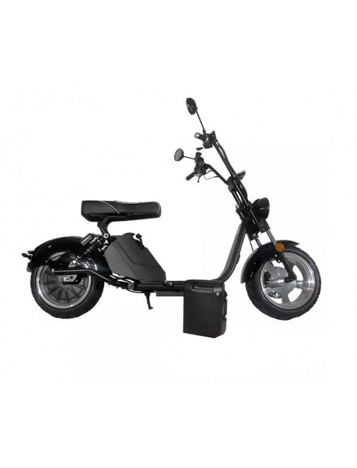 ZenVora 3000W 60V Dual-Seat Electric Scooter – Chopper-Style City Commuter