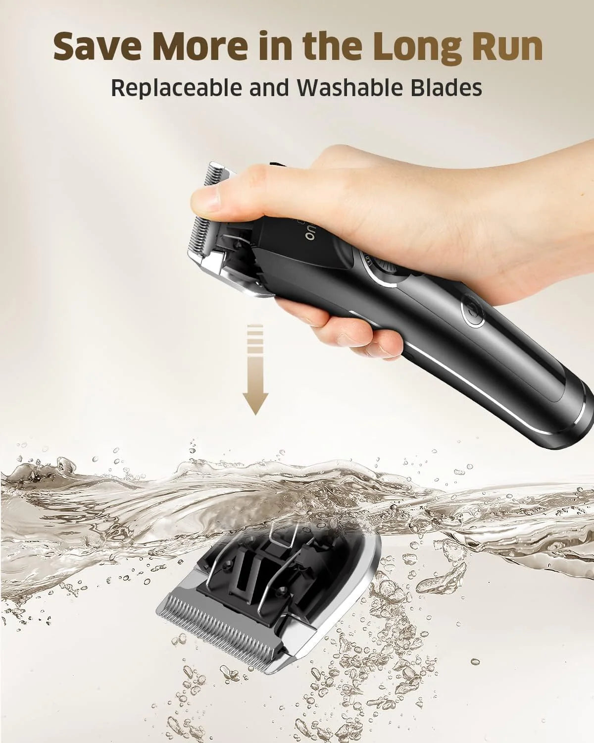 ZenVora Dog Clippers for Grooming Doodles and Poodles, Professional Pet Hair Trimmer for Thick Curly Hair