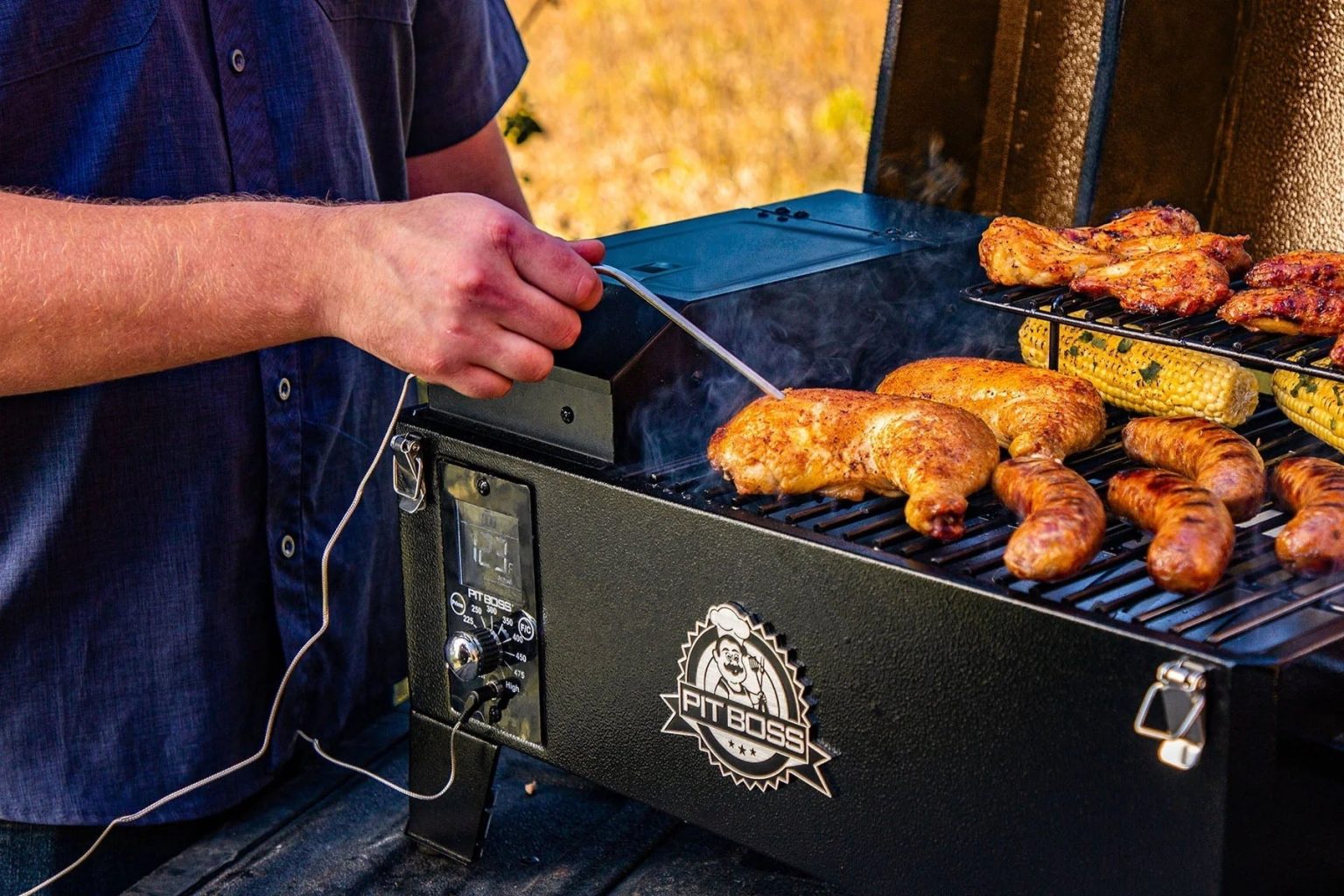 ZenVora Tabletop Pellet Grill, Copper