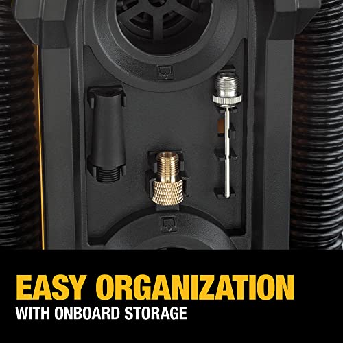 ZenVora 20V Cordless Tire Inflator, Compact and Portable, with Automatic Shut-Off and LED Light