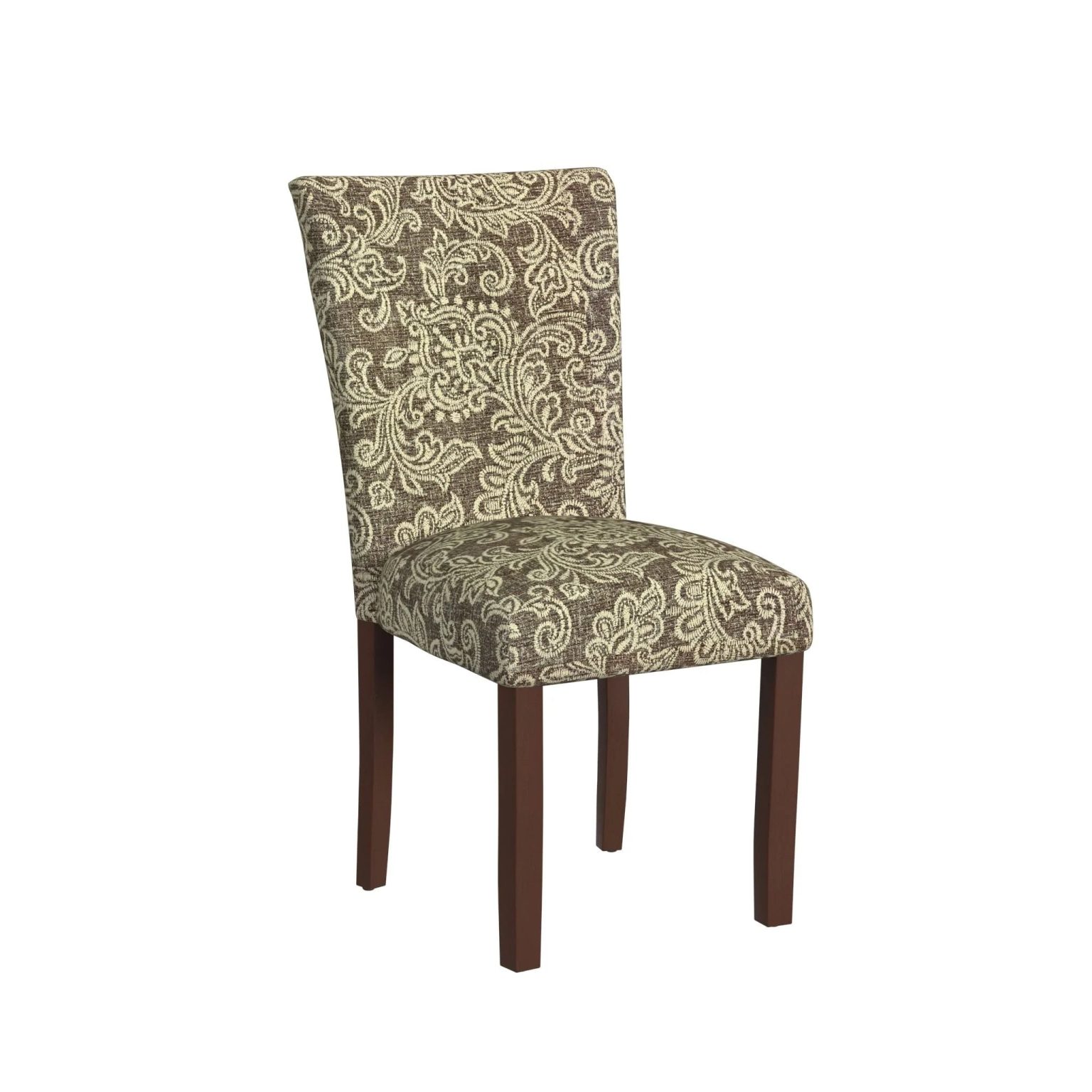 ZenVora Set of 2 Upholstered Medallion Dining Chairs, Comfortable Parsons Style Chairs for Kitchen and Dining Room