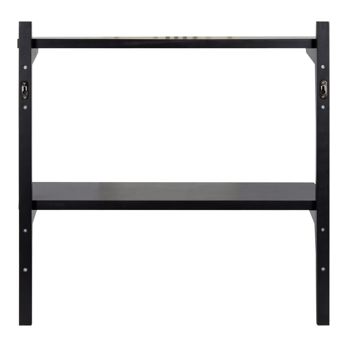 ZenVora Mid-Century Wall Shelves, 24x8x24 Inch Decorative Wall Mounted Storage and Display Shelving for Home Decor