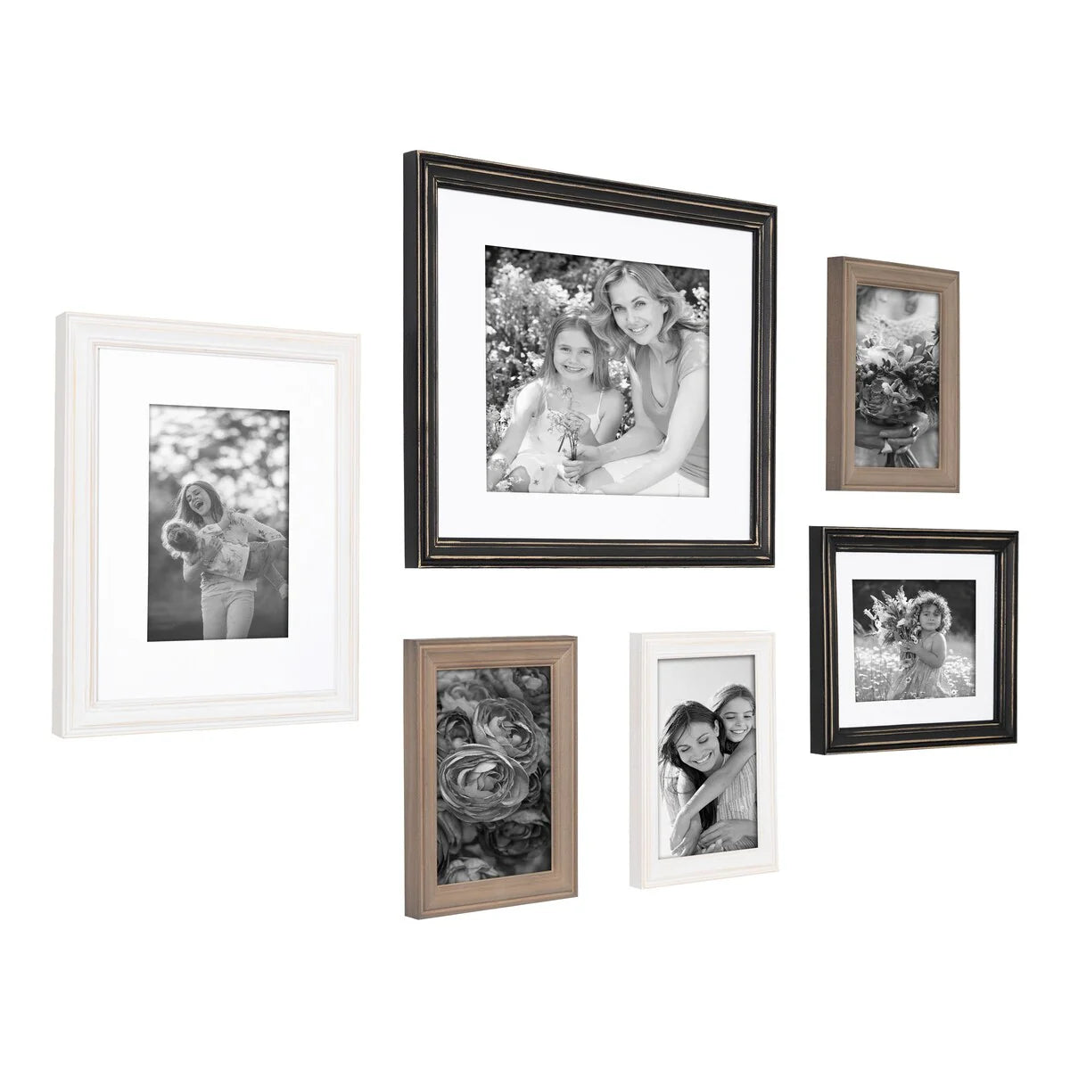 ZenVora Gallery Wall Frame Set, Multi-Piece Decorative Picture Frames for Photos, Artwork and Home Decor
