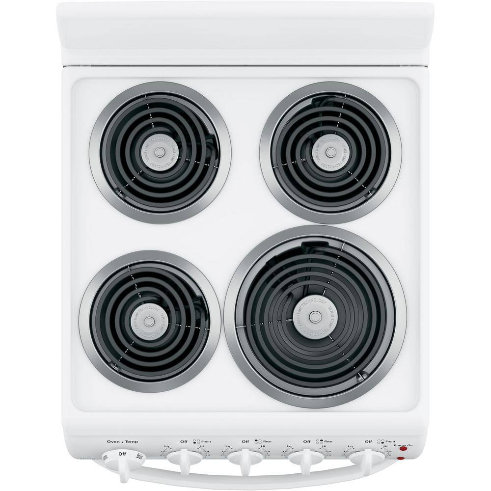 ZenVora 20 in. 4 Burner Element Free-Standing Electric Range in White