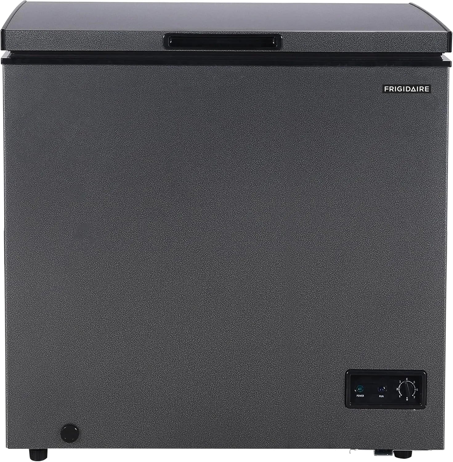 7 Cu. Ft. Chest Freezer with Adjustable Thermostat and Removable Basket, Granita Finish