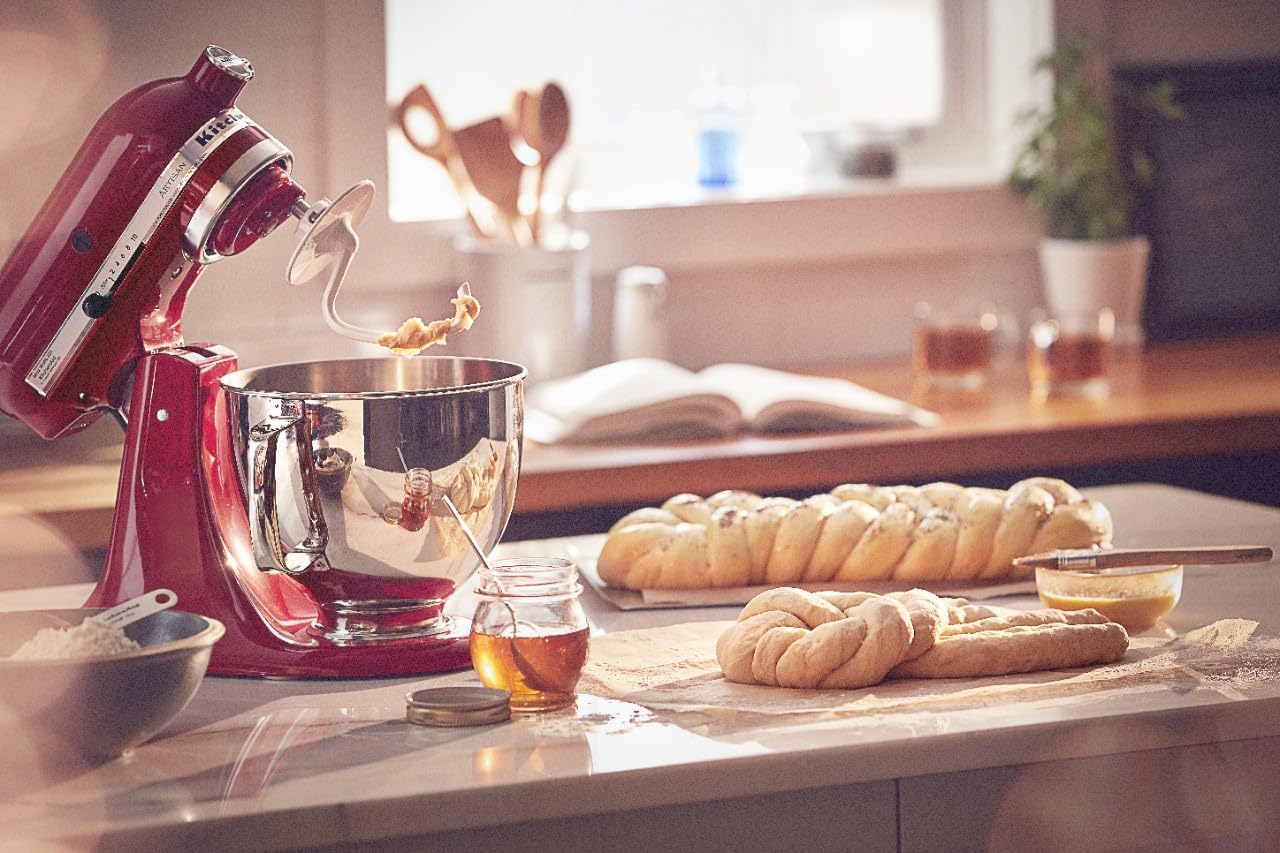 ZenVora 5-Quart Tilt-Head Stand Mixer, Electric Kitchen Mixer with Bowl, Multi-Speed Settings for Baking, Mixing and Food Preparation