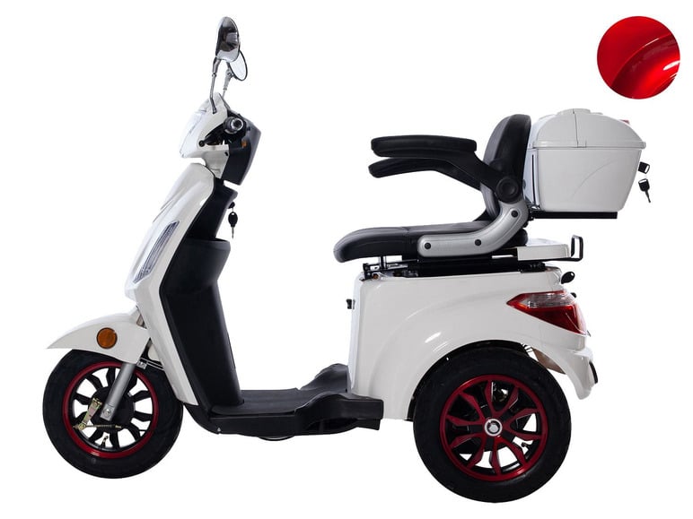 ZenVora Electric Mobility Scooter, 20/25 km/h, 50 km Range, with Topcase