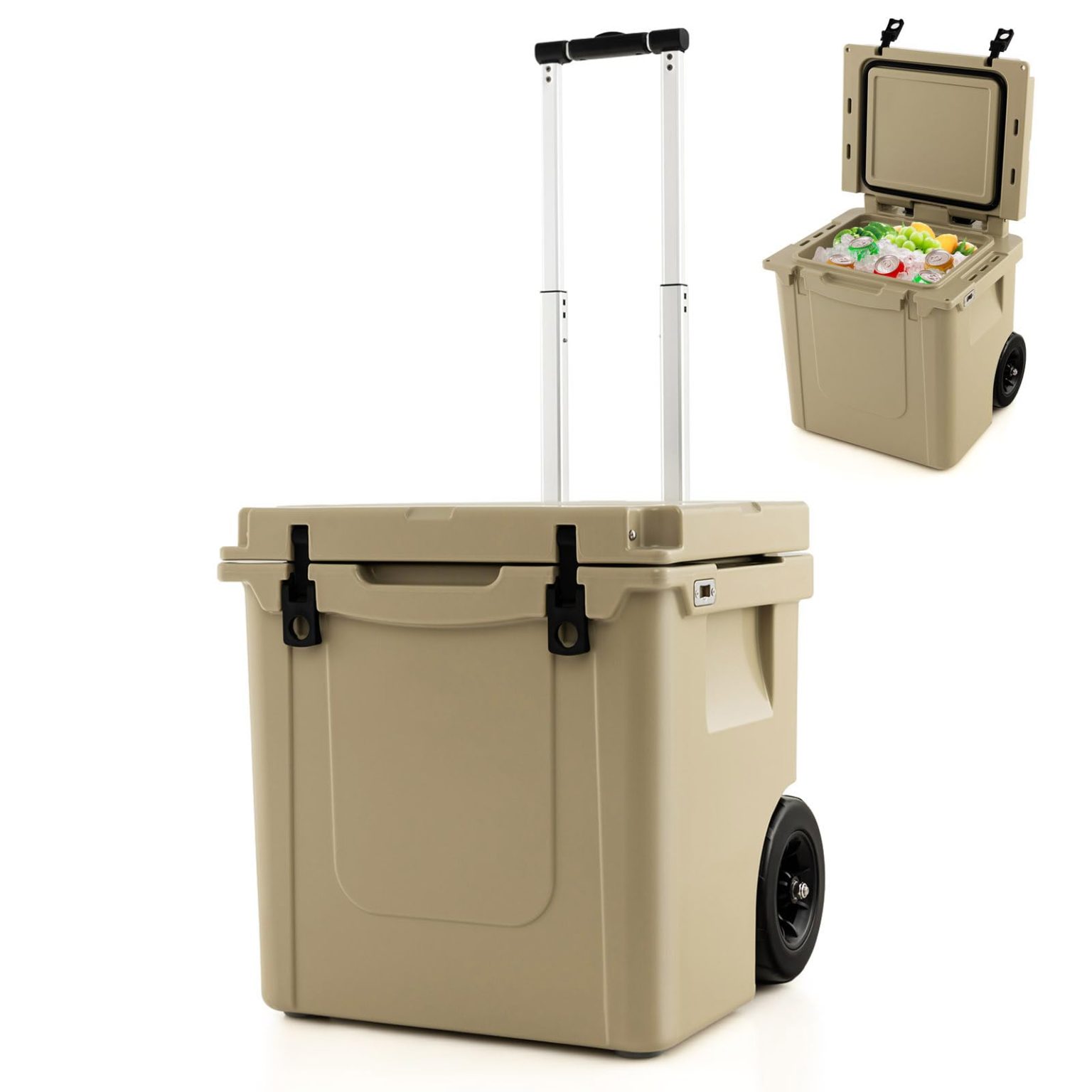 ZenVora 45QT Portable Cooler – Heavy-Duty Insulated Ice Box for Beach/Patio
