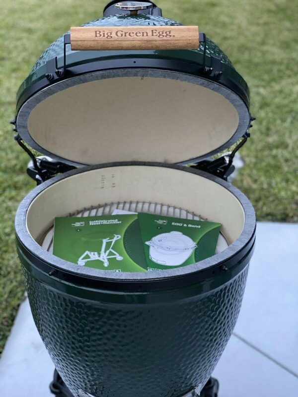 ZenVora Kamado Style BBQ Grill Smoker - Green Outdoor Charcoal Grill