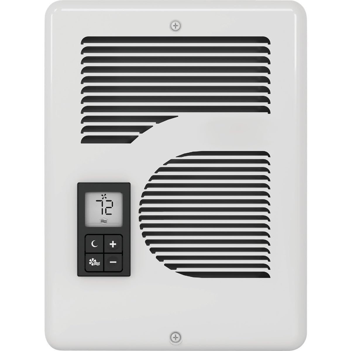 ZenVora Electric Wall Heater with Digital Thermostat, 240/208/120V, White
