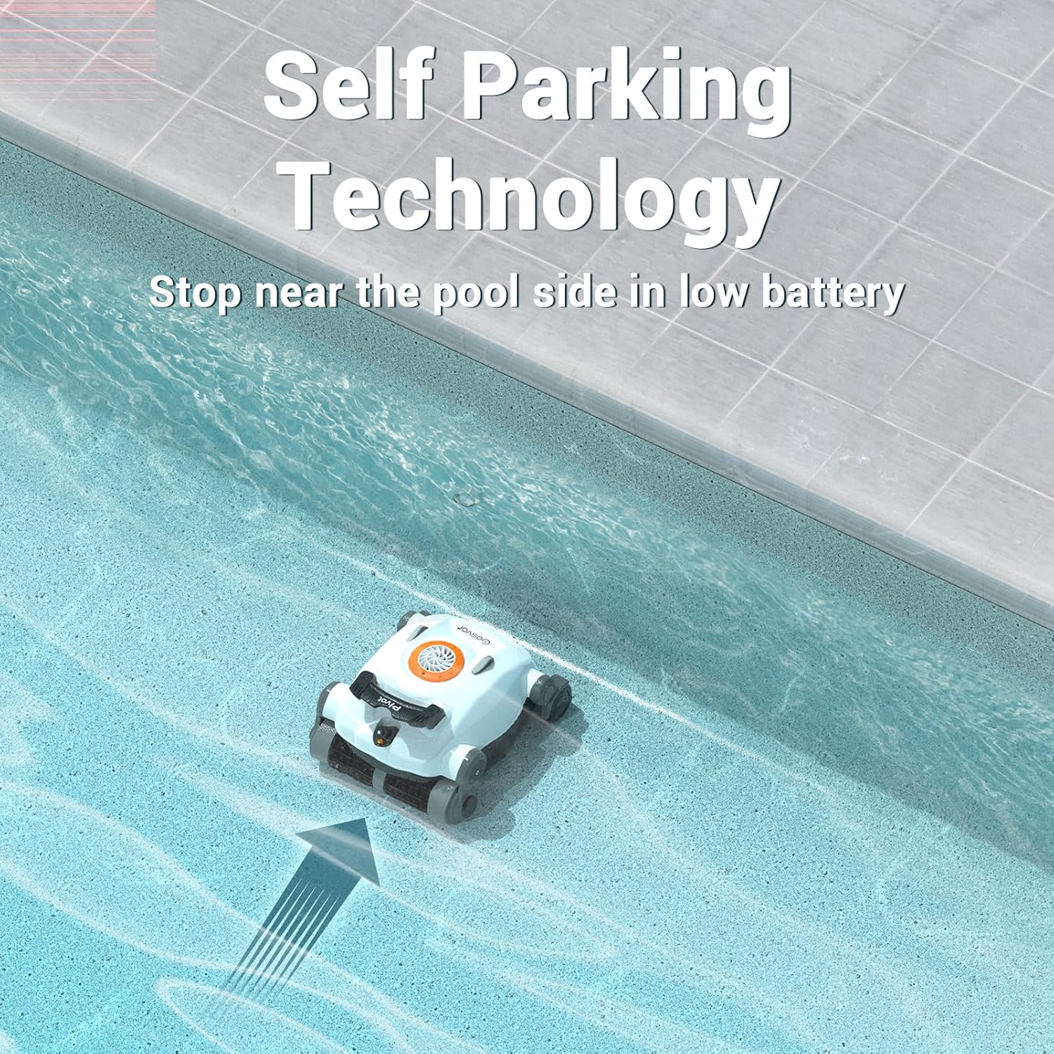 ZenVora Cordless Robotic Pool Cleaner, Automatic Wall Climbing Pool Vacuum for Swimming Pool Cleaning