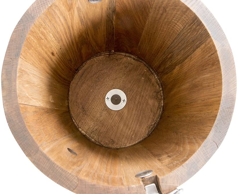 ZenVora 6-Quart Wooden Tub Ice Cream Maker with Electric Motor, Classic Country Style
