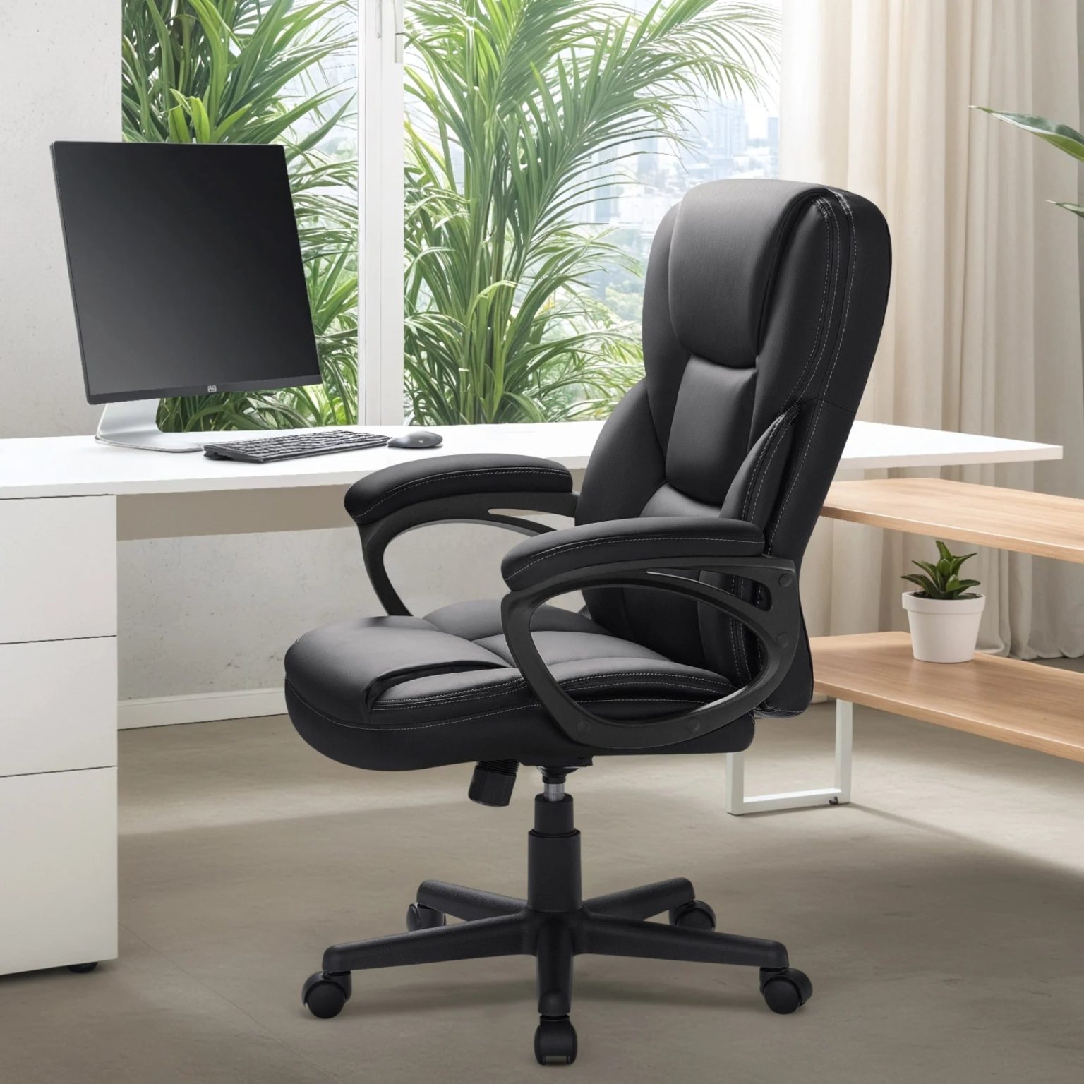 ZenVora High Back Executive Office Chair, Ergonomic Computer Desk Chair for Home and Office