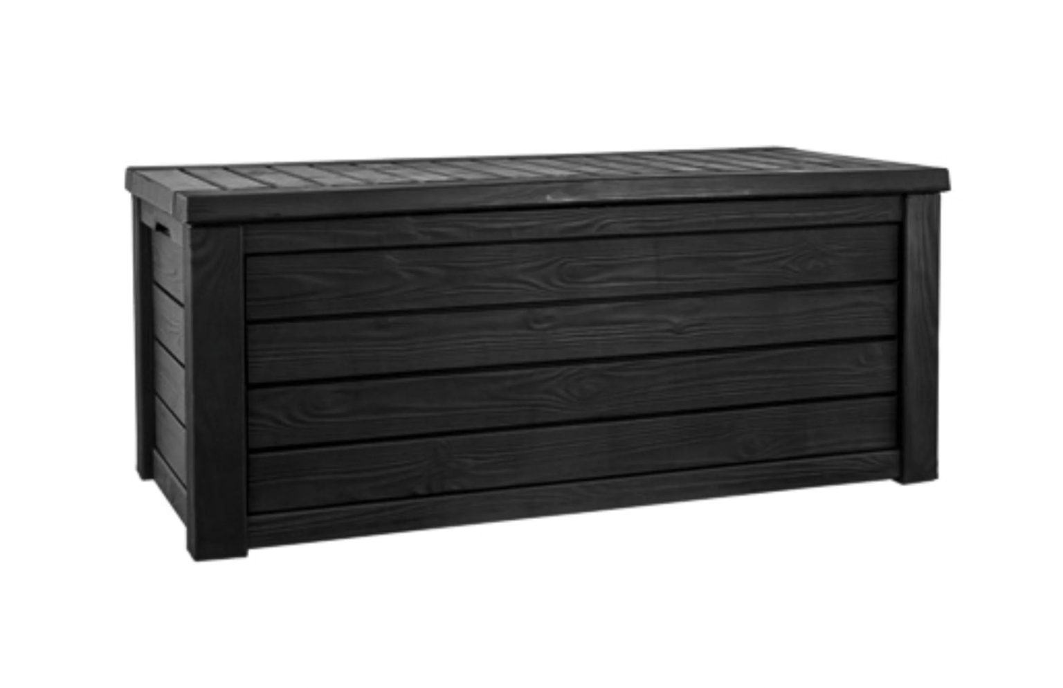 ZenVora 150 Gallon Resin Outdoor Storage Box, Large Deck Container for Patio, Garden and Yard, Dark Gray