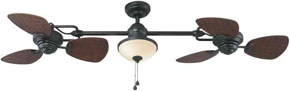 ZenVora 74-Inch Outdoor Ceiling Fan, Bronze
